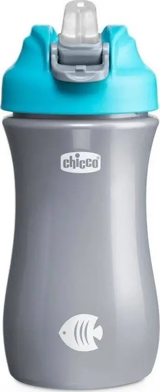 Shishe për fëmijë Chicco 144815, 350ml, gryka e butë silikoni, për djem