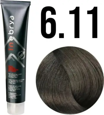 Ngjyrë për flokë Inebrya 6/11, bionde e hirtë intensive, 100ml
