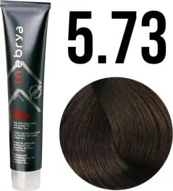 Ngjyrë për flokë Inebrya 5/73, kafe e artë, 100ml