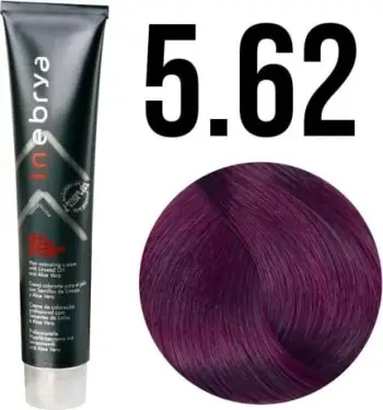 Ngjyrë për flokë Inebrya 5/62, kuqe/vjollcë, 100ml