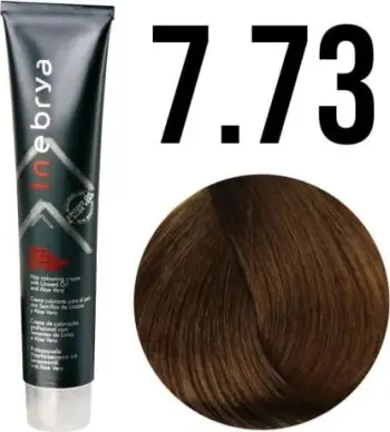 Ngjyrë për flokë Inebrya 7/73, kafe e artë, 100 ml