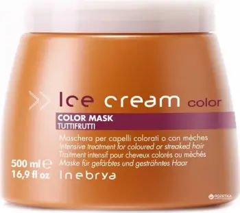 Maskë për flokë Inebrya Ice Cream TuttiFrutti, 500 ml