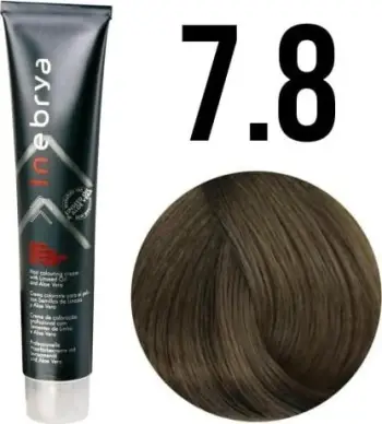 Ngjyrë për flokë Inebrya 7/8, bionde mat, 100 ml