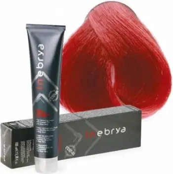 Ngjyrë për flokë Inebrya 6/66F, bionde e errët, kuqe, 100ml