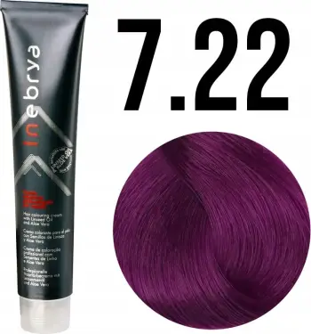 Ngjyrë për flokë Inebrya 7/22, vjollcë e errët, 100 ml
