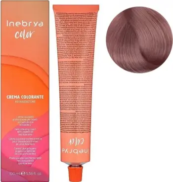 Ngjyrë për flokë Inebrya 10/12, platinë e hirtë, 100 ml