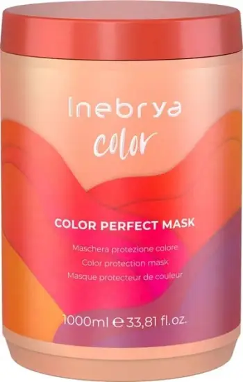 Maskë për flokë të ngjyrosura Inebrya Color Perfect, 1000 ml