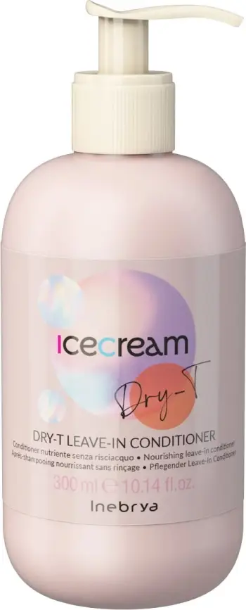 Balsam për flokë Inebrya Ice Cream Dry-T Leave-In Conditioner, 300 ml