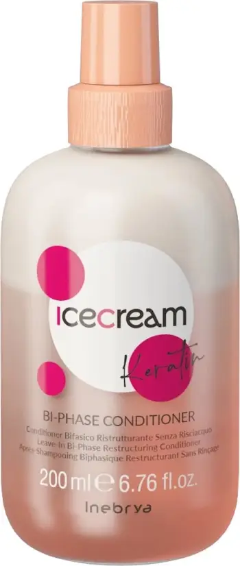 Balsam Inebrya Ice Cream Leave-In Keratin, 200 ml