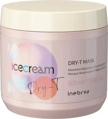 Maskë për flokë Inebrya Ice Cream Dry-T, 500 ml