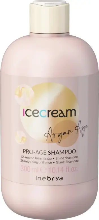 Shampo për flokë Inebrya Ice Cream Pro Age Argan, 300 ml