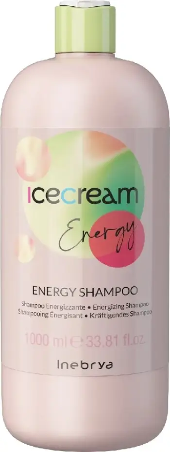 Shampo kundër rënies së flokëve Inebrya Ice Cream Energy, 1000ml