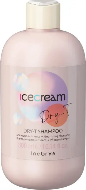 Shampoo e thatë për flokë INEBRYA Dry T, hidratues, 300ml