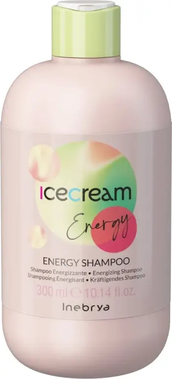 Shampo Inebrya Gelato Energy, për flokë të dobët, 300ml