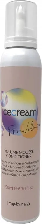 Shkumë Kondicioner Inebrya Ice Cream Pro Volume, 200 ml - 1