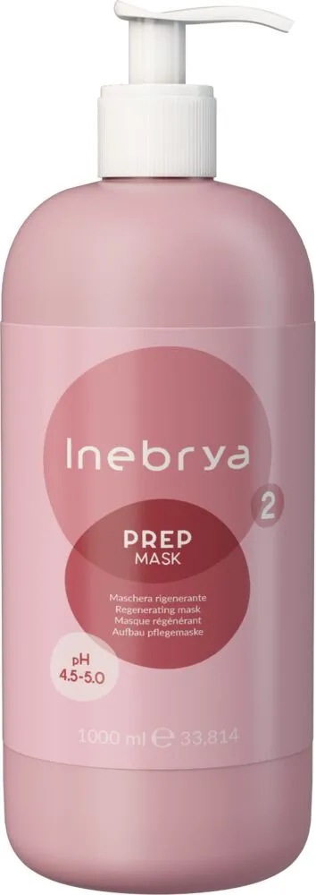 Maskë rigjeneruese Inebrya Prep Mask 2, 1000 ml - 1