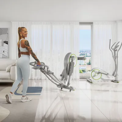 Biçikletë fitnesi Orbitrek Zipro Wave, e bardhë - 8