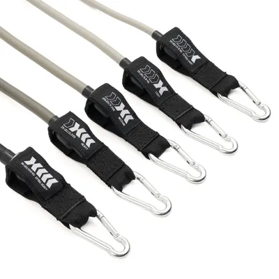Set tuba rezistence fitnesi Zipro, të hirta - 9