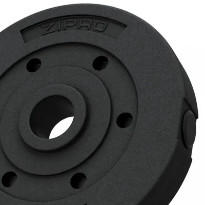 Peshë fitnesi Zipro, 10 kg, e zezë - 4