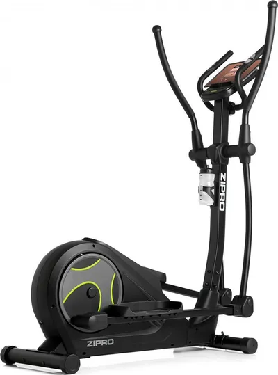 Biçikletë elektro-magnetike Zipro Glow, Iconsole +, e zezë / gjelbër - 1
