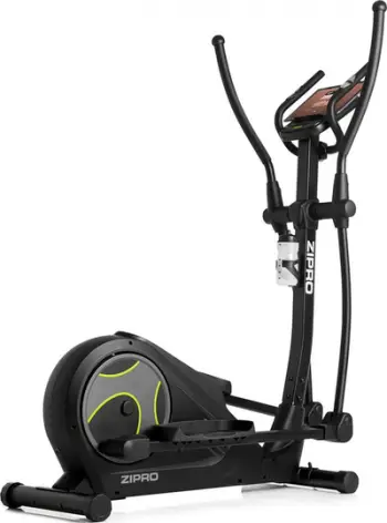 Biçikletë elektro-magnetike Zipro Glow, Iconsole +, e zezë / gjelbër
