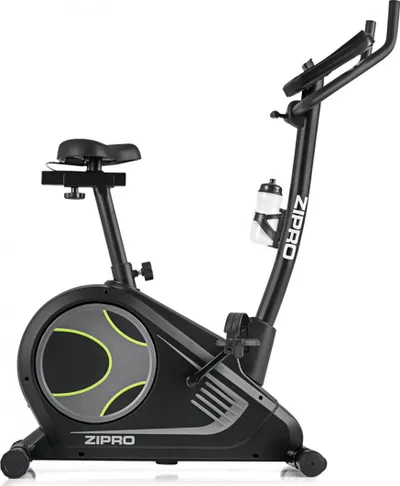 Biçikletë elektro-magnetike për ushtrime Zipro Flame, iConsole+, e hirtë / gjelbër - 2