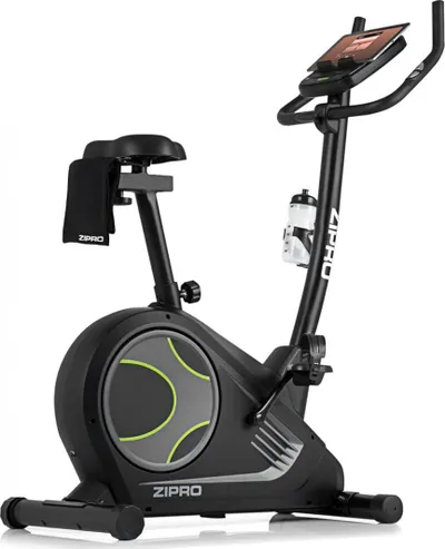 Biçikletë elektro-magnetike për ushtrime Zipro Flame, iConsole+, e hirtë / gjelbër - 10