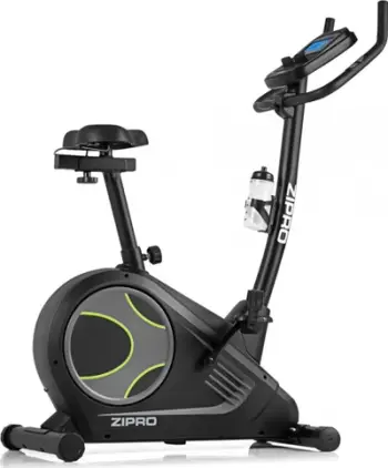 Biçikletë elektro-magnetike për ushtrime Zipro Flame, iConsole+, e hirtë / gjelbër
