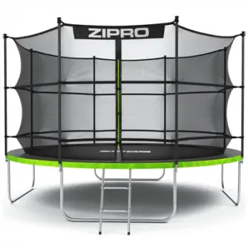 Trampolinë kopshti me rrjetë të brendshme Zipro 12FT (374cm) + çantë këpucësh FALAS!