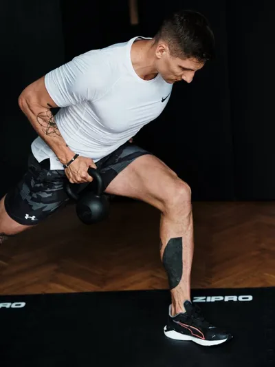 Peshë fitnesi Zipro, 24 kg, e zezë - 8