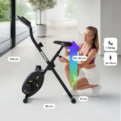 Biçikletë fitnesi e palosshme Zipro Indoor Bike Eclipse X - 4