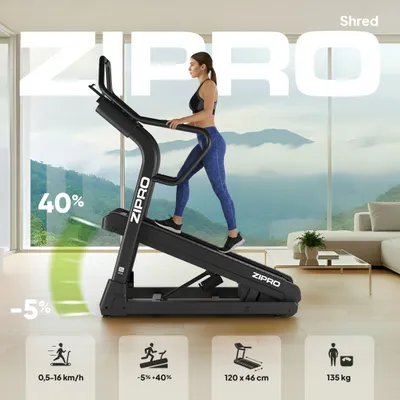 Shirit vrapimi Zipro, me 40% pjerrësi, 16 km/h - 2