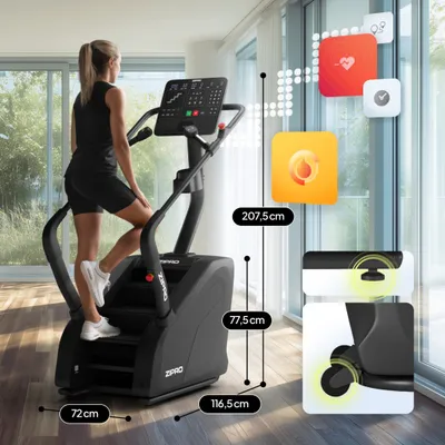 Shkallë lëvizëse për ushtrime ZIPRO Stepper Legday - 4