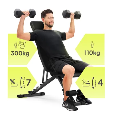 Stol fitnesi Zipro Grind, i zi - 2