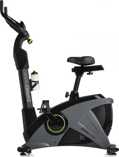 Biçikletë elektro-magnetike për ushtrime Zipro Rook, iConsole +, e hirtë / gjelbër - 2
