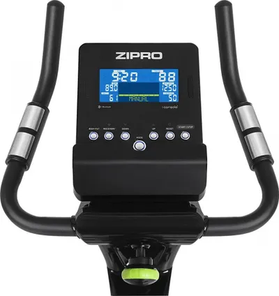 Biçikletë elektro-magnetike për ushtrime Zipro Rook, iConsole +, e hirtë / gjelbër - 10