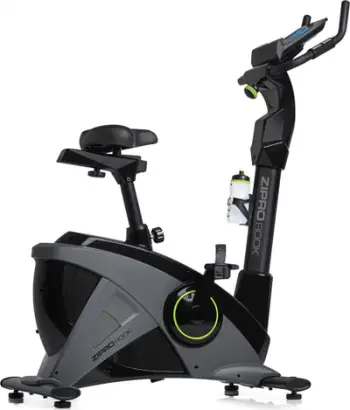 Biçikletë elektro-magnetike për ushtrime Zipro Rook, iConsole +, e hirtë / gjelbër