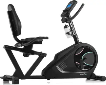 Biçikletë fitnesi Zipro iConsole +, horizontale, elektro-magnetike, e zezë