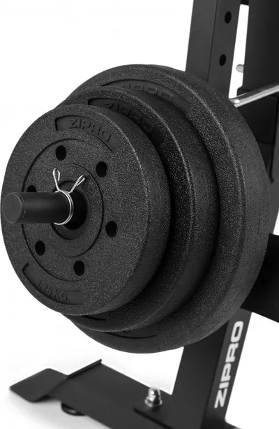 Stol fitnesi me mbajtëse Zipro Superset, 270kg, 164 x 56 x 116cm, i zi - 8