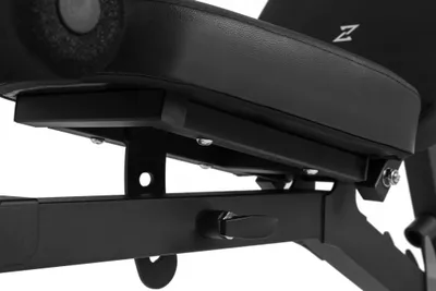 Stol fitnesi me mbajtëse Zipro Superset, 270kg, 164 x 56 x 116cm, i zi - 9