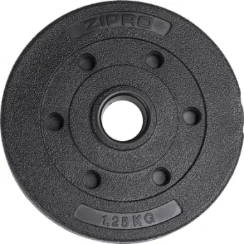 Peshë fitnesi Zipro, 1.25 kg/31 mm, e zezë