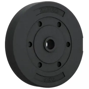 Peshë fitnesi Zipro, 5 kg/31 mm, e zezë