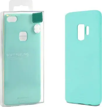 Futrollë telefoni Mercury Soft Feeling për iPhone 14 Pro Max, silikoni, mint