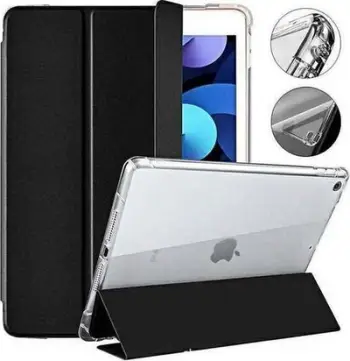 Këllëf tablet Mercury Clear Back Cover për iPad Pro 12.9, me mbajtës Apple Pencil, i zi