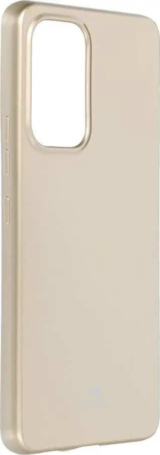 Kapak telefoni Mercury Jelly Case për Samsung Galaxy A53 5G A536, TPU, me shkëlqim, ngjyrë ari