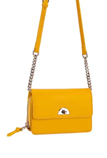 Çantë krahu David Jones CM6005, e verdhë