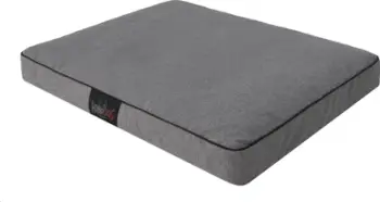 Shtrat për qentë Hobbydog Mattress L, Ekolen rezistent ndaj ujit, gri e errët