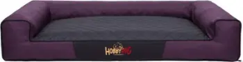 Shtrat për qen Hobbydog Victoria R1 L, 80x55 cm, lejla me dyshek të zi