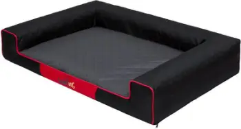 Shtrat për qen Hobbydog Victoria, XXL, codura, i zi me dyshek grafit