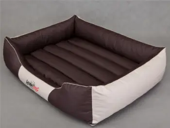 Shtrat për qen Hobbydog Bed Comfort XL, codura rezistente, ngjyrë kafe me bezhë